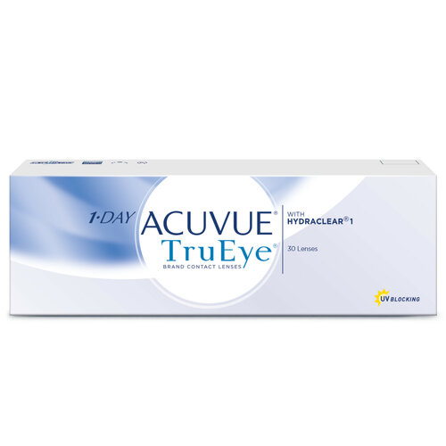 Контактные линзы ACUVUE 1-Day TruEye, 30 шт., R 9, D +0,5 фотография