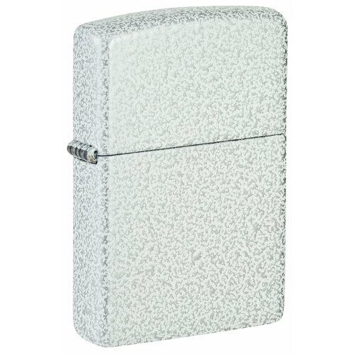 Зажигалка ZIPPO Classic с покрытием Glacier, латунь/сталь, белая, матовая, 38x13x57 мм фотография