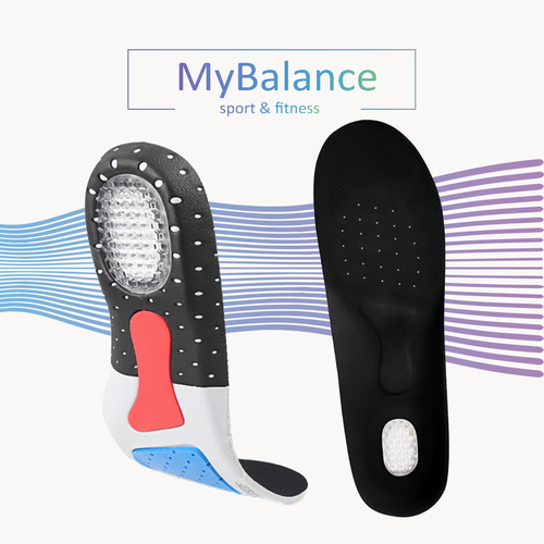 Стельки MyBalance от пяточной шпоры, 35–39 размер, черный фотография