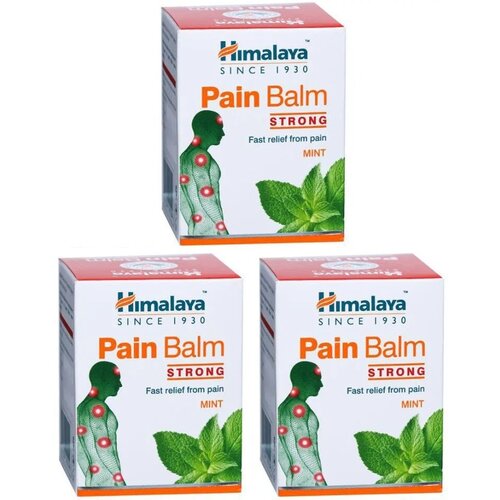 Бальзам Himalaya Herbals Pain balm strong, 10 г, 30 мл, 3 уп. фотография