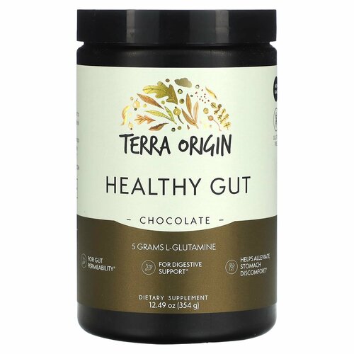 Terra Origin, Healthy Gut, шоколад, 354 г / chocolate фотография