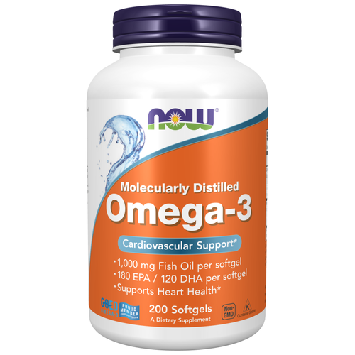 Omega-3 капс., 1000 мг, 180 мл, 1.4 г, 200 шт. фотография