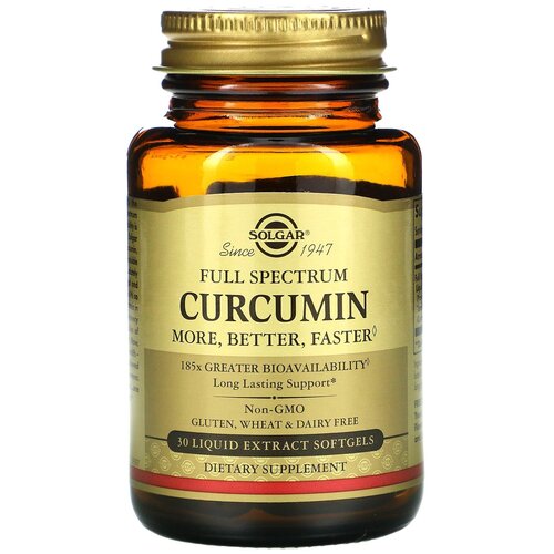 Solgar Full Spectrum Curcumin капс., 190 г, 30 шт. фотография