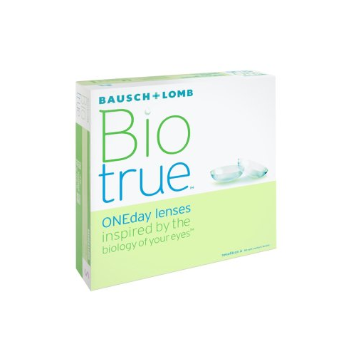 Контактные линзы Bausch & Lomb Biotrue ONEday, 90 шт., R 8,6, D -1,75, 1 уп. фотография