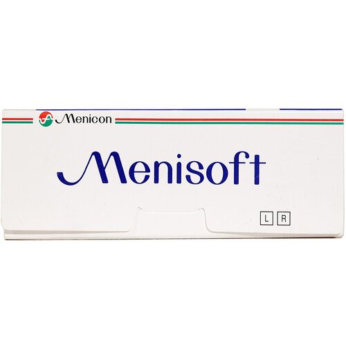 Контактные линзы Menicon Menisoft, 3 шт., R 8,6, D -2, прозрачный, 1 уп. фотография