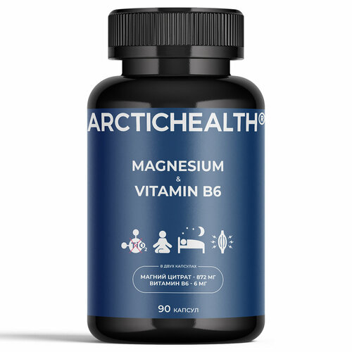 Arctic Health Магний B6, 90 капсул фотография