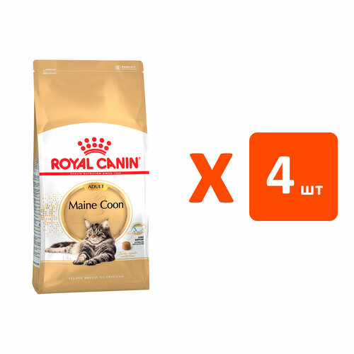 ROYAL CANIN MAINE COON ADULT для взрослых кошек мэйн кун 2 кг х 4 шт фотография