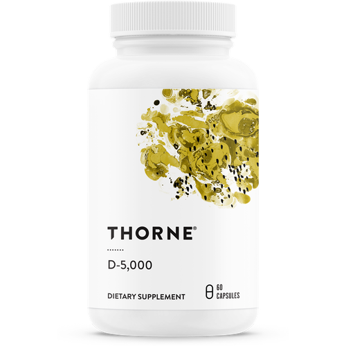 Витамин Д3 5000 МЕ, Vitamin D-5000 IU, Thorne Research, 60 капсул фотография