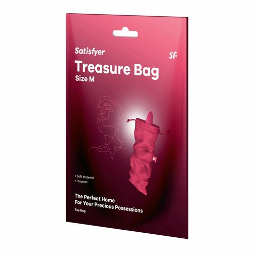 Розовый мешочек для хранения игрушек Treasure Bag M фотография