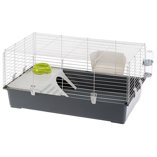 Клетка для грызунов, хорьков, кроликов Ferplast Rabbit 100 95х57х46  см 95 см 57 см 46 см белый/серый фотография