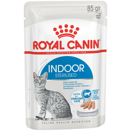 Влажный корм для стерилизованных кошек Royal Canin для живущих в помещении 85 г (паштет) фотография