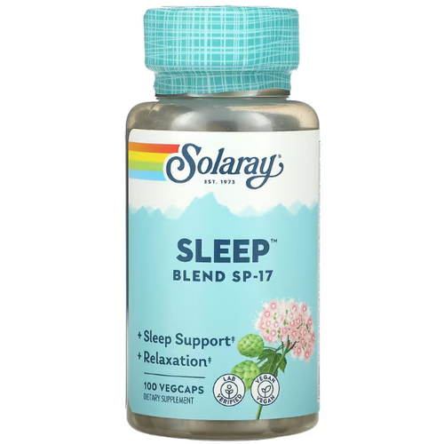 Solaray Sleep Blend (Снотворная смесь) SP-17 100 капсул фотография