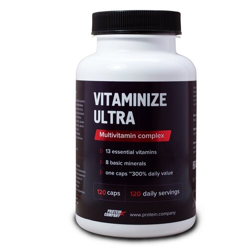 PROTEIN.COMPANY Vitaminize ultra Мультивитаминный комплекс, 100 г, 250 мл, 120 шт. фотография