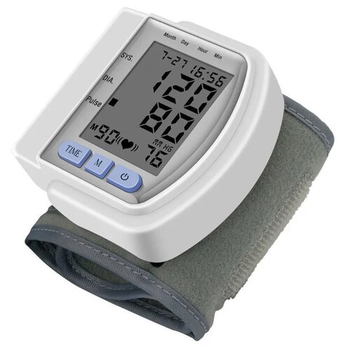 Цифровой тонометр Blood Pressure Monitor CK-102S на запястье фотография