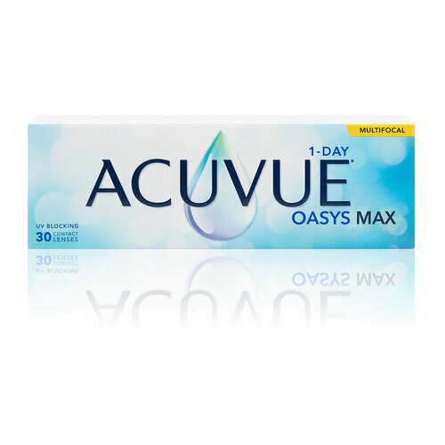 Контактные линзы ACUVUE Oasys Max 1-day Multifocal, 30 шт., R 8,4, D +6, ADD: низкая, 1 уп. фотография