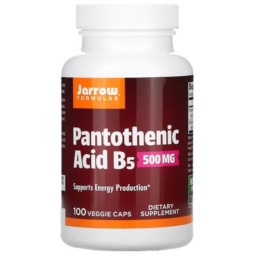 Капсулы Jarrow Formulas Pantothenic Acid B5, 150 г, 100 шт. фотография