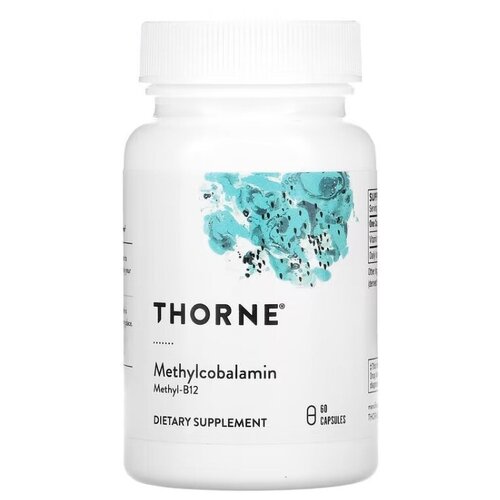 Thorne Methylcobalamin (Метилкобаламин) 1 мг 60 капсул фотография