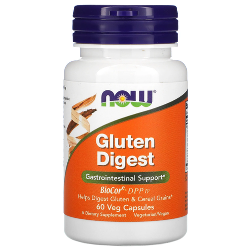 NOW Gluten Digest 60 caps / Нау Глютен Дайджест 60 капс фотография