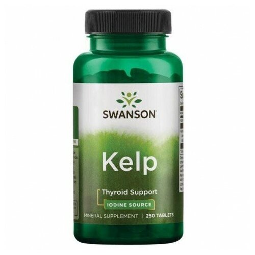 SWANSON KELP (IODINE) 225 MCG - 250 таблеток фотография