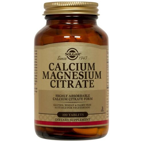 Solgar Calcium Magnesium Citrate таб., 100 шт. фотография