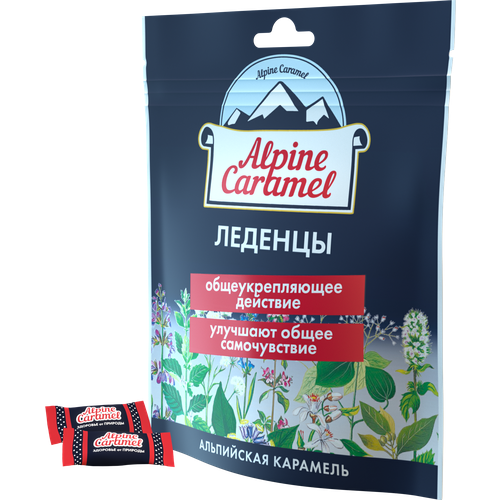 Alpine Caramel Альпийская Карамель леденцы, 75 г фотография