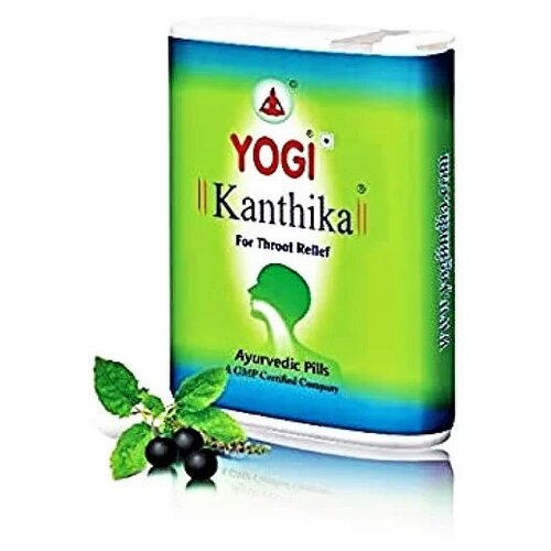 Йоги Кантика Йоги Аюрведа (Yogi Kanthika Yogi Ayurveda) от боли в горле и простуды, 70 гранул фотография