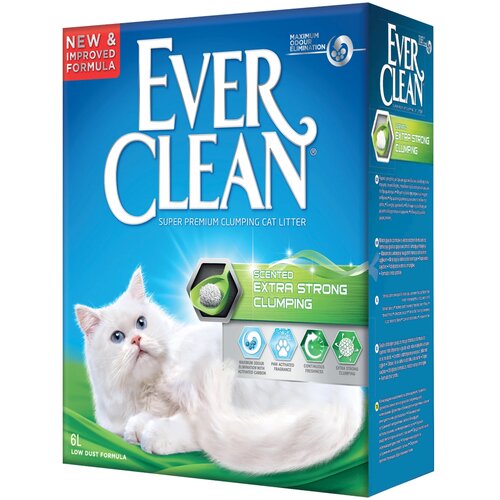 Комкующийся наполнитель Ever Clean Extra Strength Scented, 6л, 1 шт. фотография