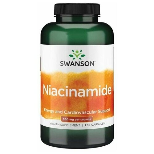 Отдельные витамины Swanson Niacinamide 500 mg (250 капсул) фотография