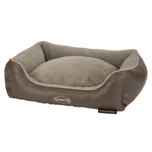 Лежак для собак и кошек Scruffs Chateau Box Bed 90х70х22 см 90 см 70 см коричневый 22 см фотография