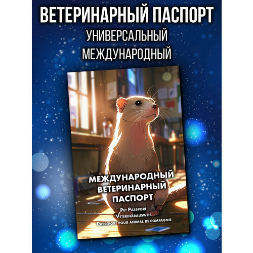 Ветеринарный паспорт для хорька международный фотография