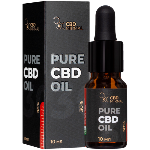 MIRMAL CBD / Масло с CBD 30% 10мл /CBD масло 10 мл 3000 мг / CBD oil / масло КДБ / экстракт / каннабидиол / фотография