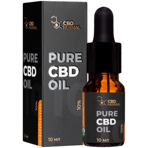 MIRMAL CBD / Масло с CBD 10% 10мл /CBD масло 10 мл 1000 мг / CBD oil / масло КДБ / экстракт / каннабидиол / фотография