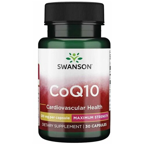 SWANSON Coq10 200 mg Maximum Strength (30 капсул) фотография