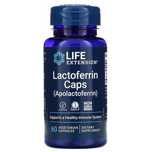 Life Extension Lactoferrin Caps (Лактоферрин) 60 капсул фотография