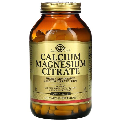 Solgar Calcium Magnesium Citrate таб., 1140 г, 250 шт. фотография