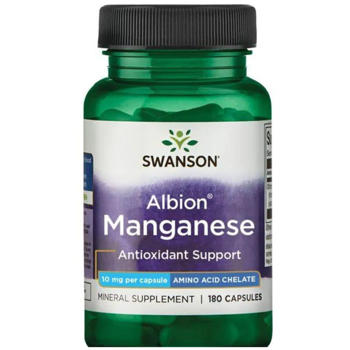 Swanson Альбион Марганец Albion Manganese 10mg 180капс фотография