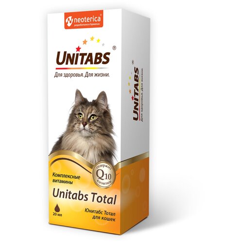 UNITABS Unitabs Total жидкие витамины для кошек 20 мл фотография