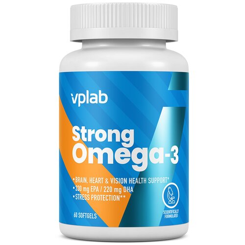 VPLab Strong Omega-3 капс., 87 г, 60 шт. фотография