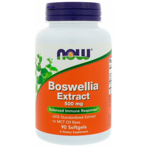 фотография Капсулы NOW Boswellia Extract, 230 г, 500 мг, 90 шт., купить за 4060 р