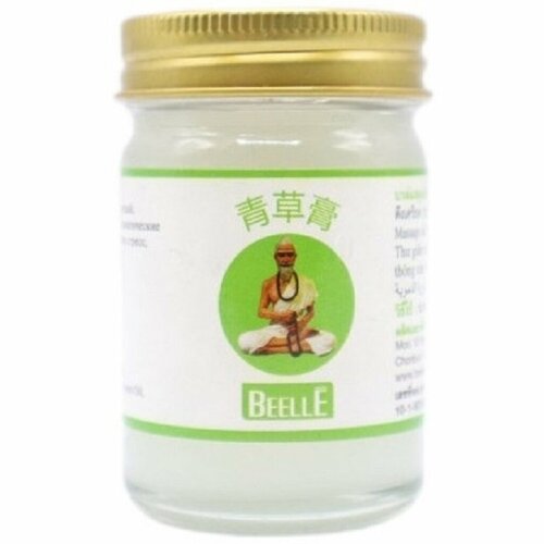 Бальзам тайский белый Beelle Mho Shee Woke White Balm 50g / Бальзам для мышц и суставов фотография