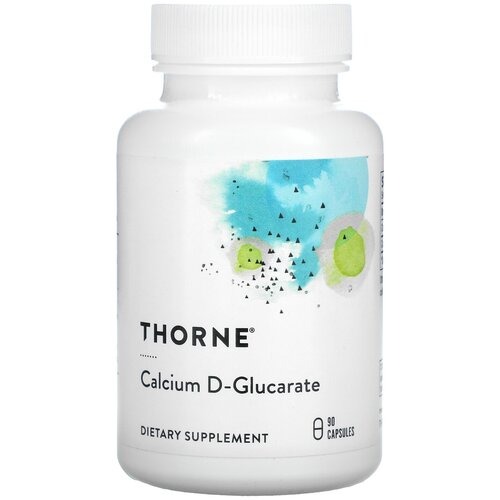 Thorne Research, Calcium D-Glucarate, 90 Capsules фотография