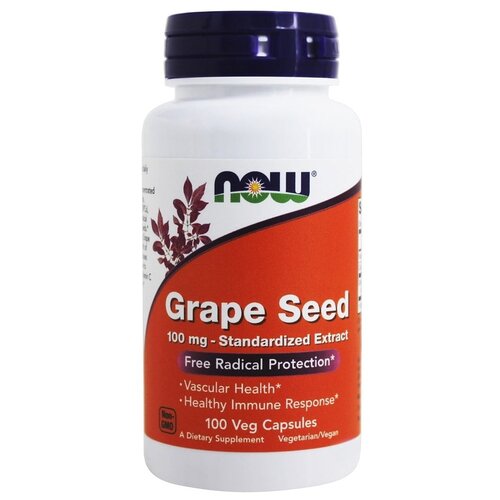 Grape Seed вег. капс., 100 мг, 150 мл, 150 г, 100 шт. фотография