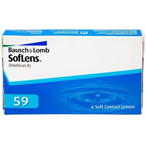 Контактные линзы Bausch & Lomb SofLens 59, 6 шт., R 8,6, D -0,75 фотография