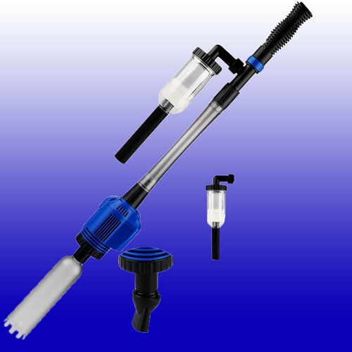 Грунтоочиститель, сифон для аквариума от сети 220В, 20Ватт, 1000л/ч фотография