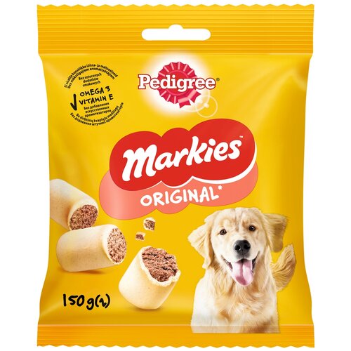 Лакомство для собак Pedigree Markies мясное печенье, 150 г фотография