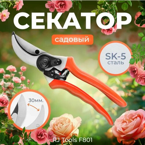 Секатор садовый RJ Tools F801 фотография