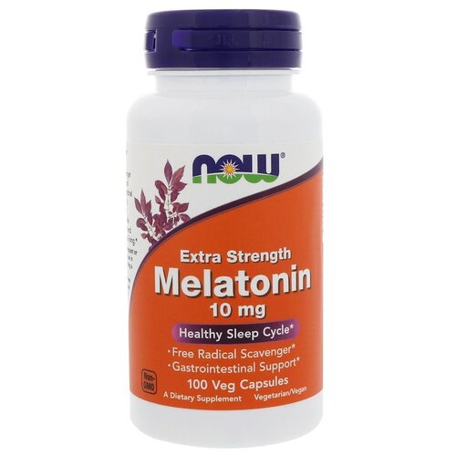 Melatonin, 10 мг, 60 г, 100 шт. фотография