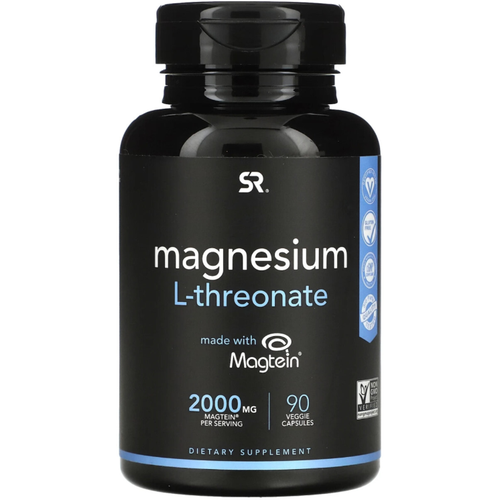 Sports Research Magnesium L-Threonate Магний треонат 2 000 mg 90 капсул фотография