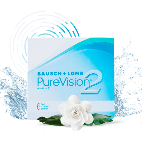 Контактные линзы Bausch & Lomb PureVision 2 HD., 6 шт., R 8,6, D -4,75 фотография