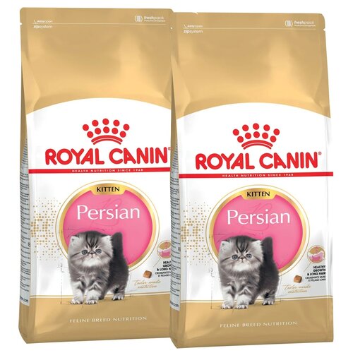 Сухой корм для котят Royal Canin Kitten Persian для персидских котят от 4 до 12 месяцев 2 шт. х 2000 г фотография